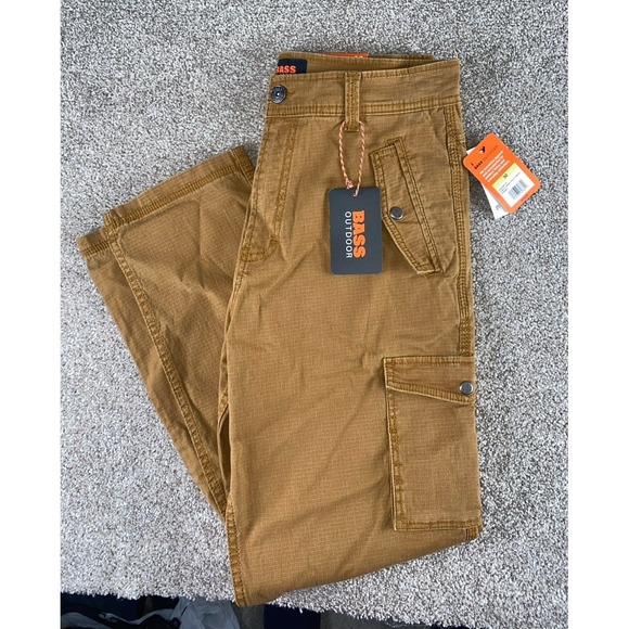 G.H. Bass & Co. Other - GH Bass Outdoor Taper Cargo‎ Pans 30 (31x30) Pockets Carpenter Stretch Rip stop